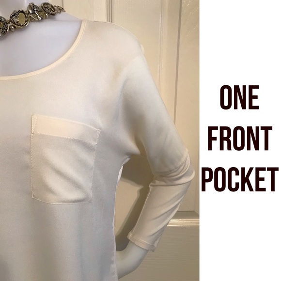 Banana Republic, Fabric Blocked Hi-Low Hem Blouse - Picture 5 of 6